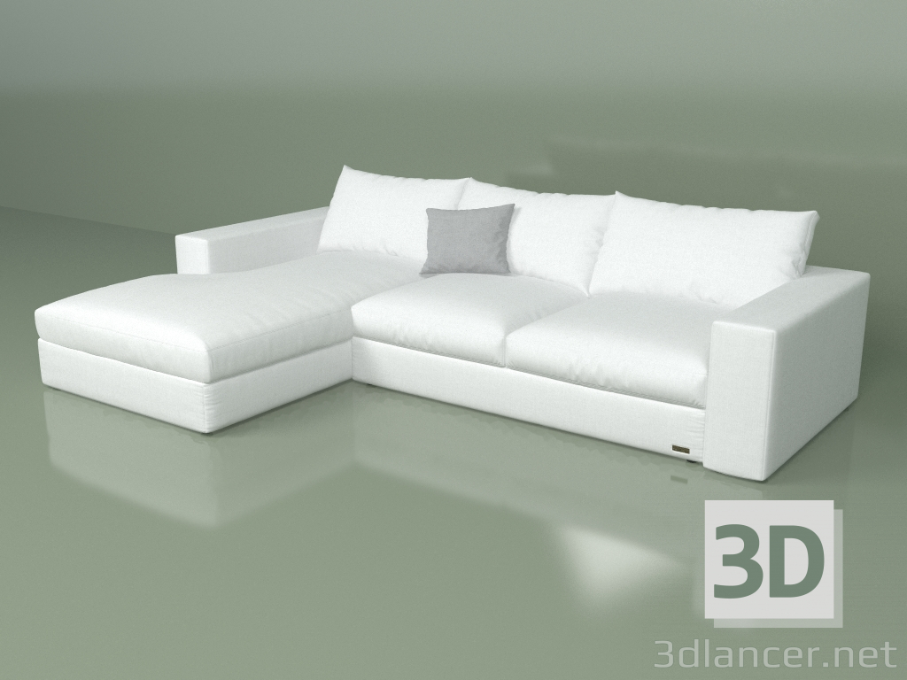 modèle 3D Canapé d'angle Derby - preview