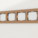 3d model Frame for 4 posts Favorit (bronze) - preview
