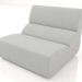 3D Modell Sofamodul 1-Sitzer (3cm) - Vorschau
