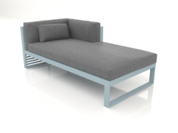 Modular sofa, section 2 right (Blue gray)