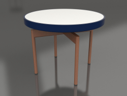 Mesa de centro redonda Ø60 (Azul noche, DEKTON Zenith)