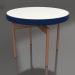 modello 3D Tavolino rotondo Ø60 (Blu notte, DEKTON Zenith) - anteprima