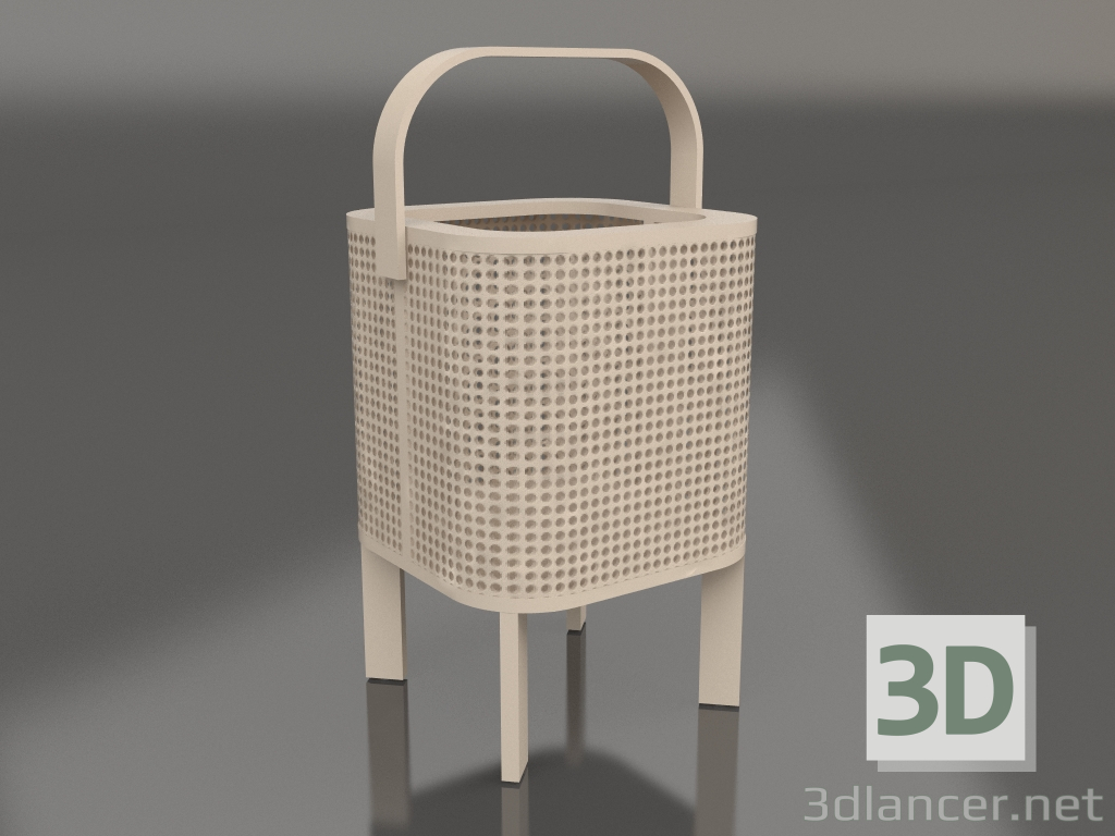 modello 3D Scatola portacandele 1 (Sabbia) - anteprima