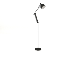 Floor lamp for reading (Matt Black)