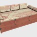 3D Modell Sofa-Bett 90 x 200 - Vorschau