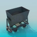modèle 3D Chariot de la mine - preview