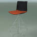3d model Bar stool 0306 (with seat cushion, polypropylene PO00109) - preview