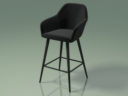 Yarım bar sandalyesi Antiba (111839, siyah)