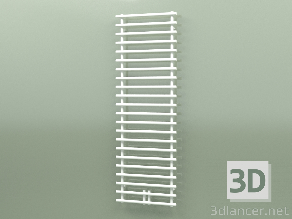 3D modeli Isıtmalı havlu askısı - Leros (1812 x 600, RAL - 9016) - önizleme