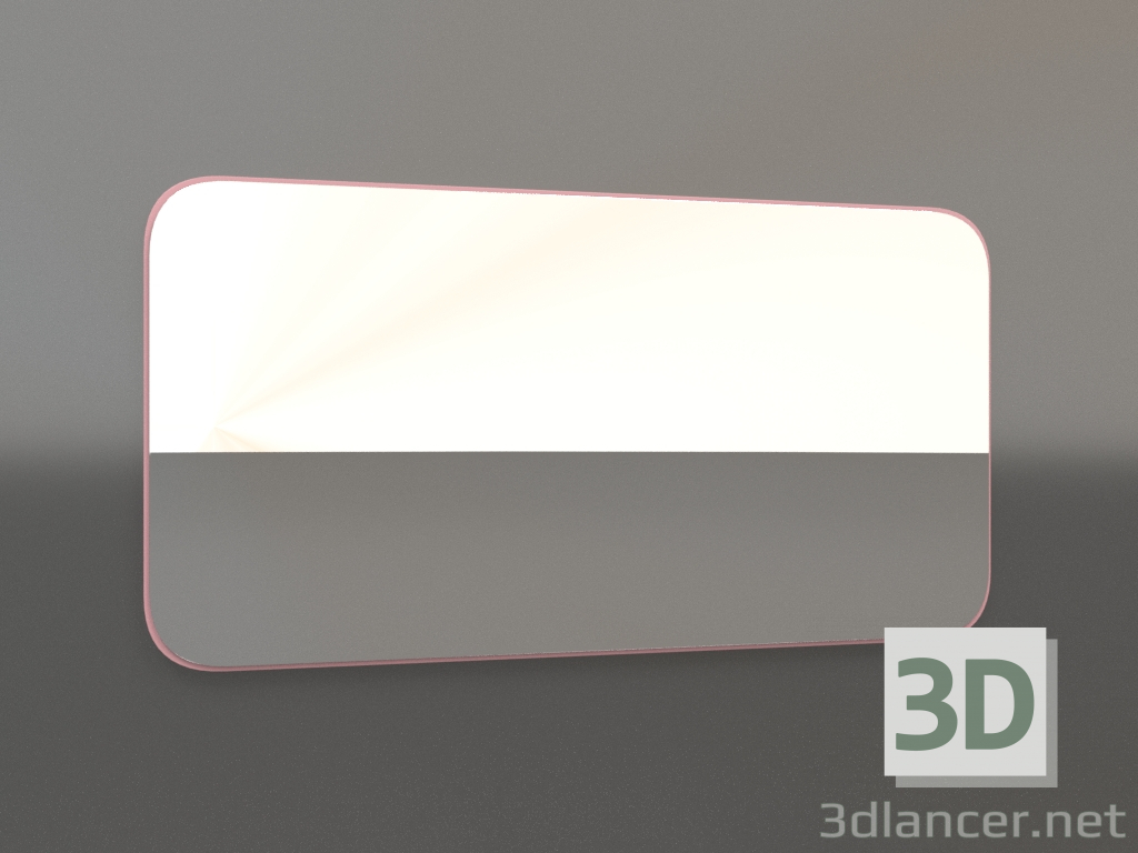 modello 3D Specchio ZL 27 (850x450, rosa pallido) - anteprima