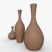 3d Vases asset Clay model buy - render