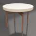 modèle 3D Table basse ronde Ø60 (Sable, DEKTON Zenith) - preview