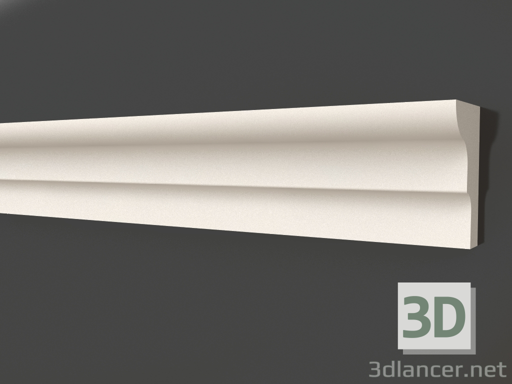 3d model Plaster molding LG 003 5 (26x16) - preview