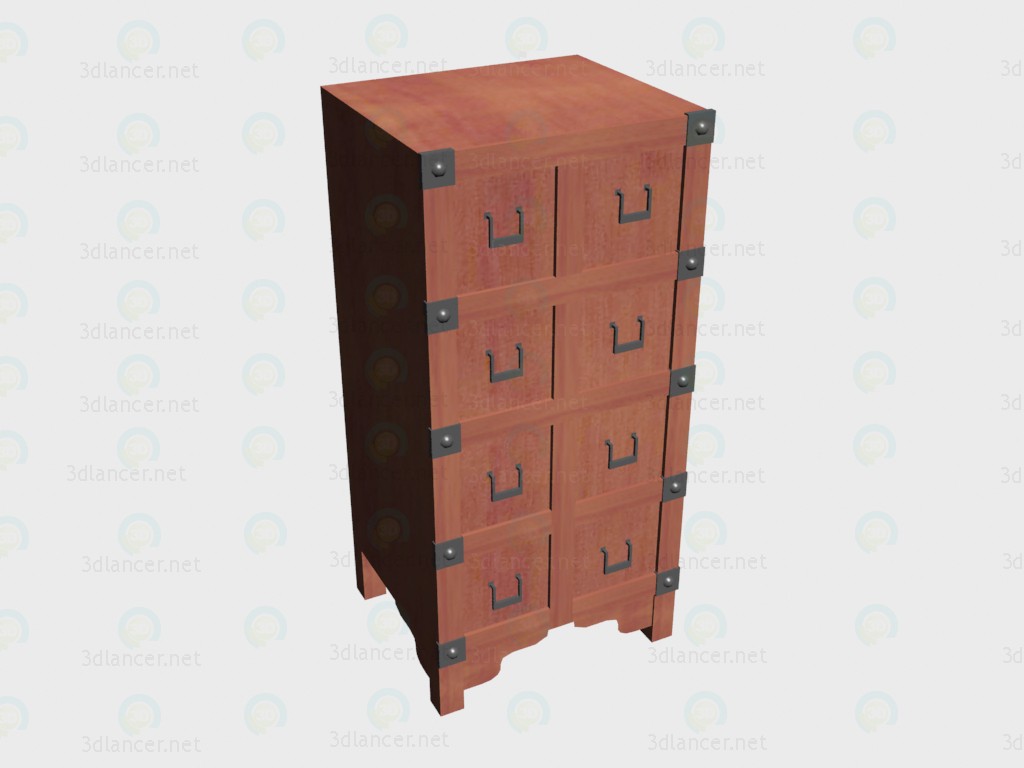 3d model High chest - preview