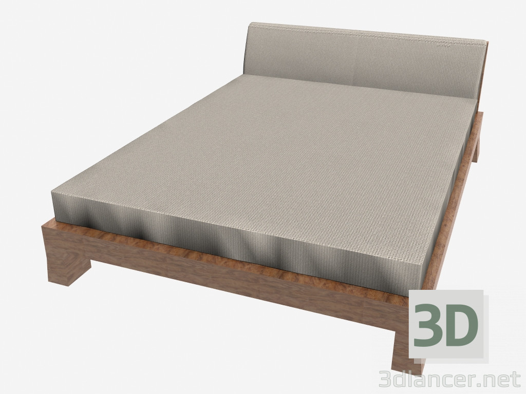 3 डी मॉडल डबल बेड ओमेगा - पूर्वावलोकन