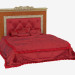 3d модель Кровать двуспальная в классическом стиле 771 – превью