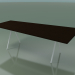 modèle 3D Table trapézoïdale 5437 (H 74 - 120-80x240 cm, plaqué wengé L21, V12) - preview