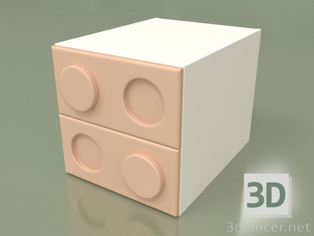 modèle 3D Table de chevet pour enfants (Gingembre) - preview
