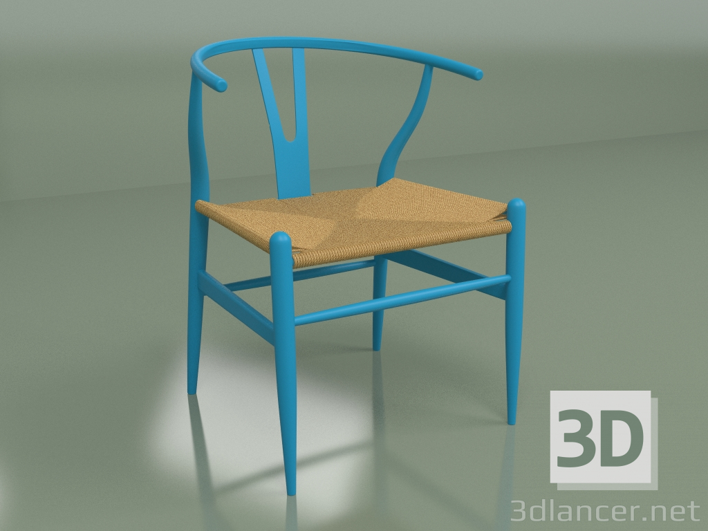Modelo 3d Cadeira Wishbone - preview