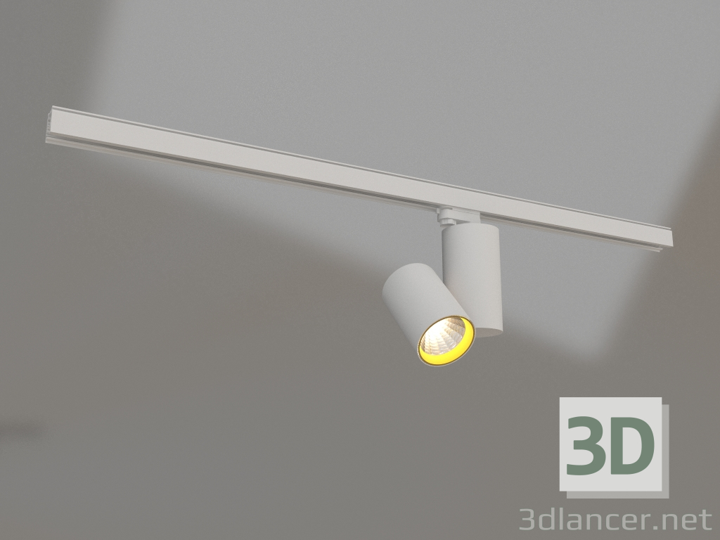modèle 3D Lampe SP-POLO-TRACK-TURN-R85-15W Day4000 (WH-GD, 40°) - preview