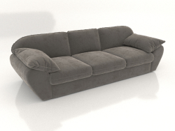 Sofa-bed three-section straight LOUNGE