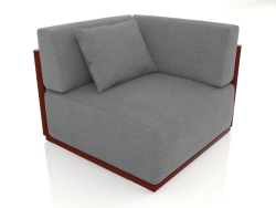 Sofa module section 6 (Wine red)