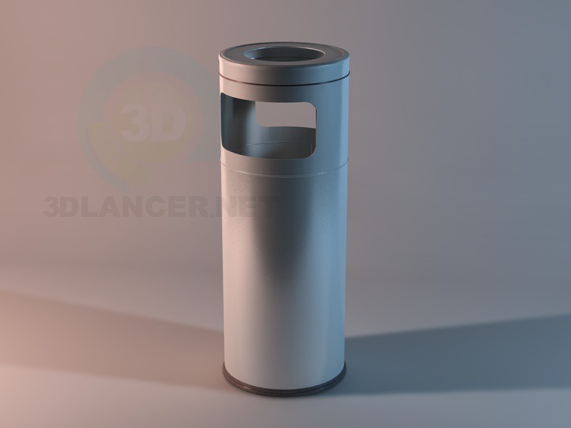 3d model Garbage can Spencer - preview