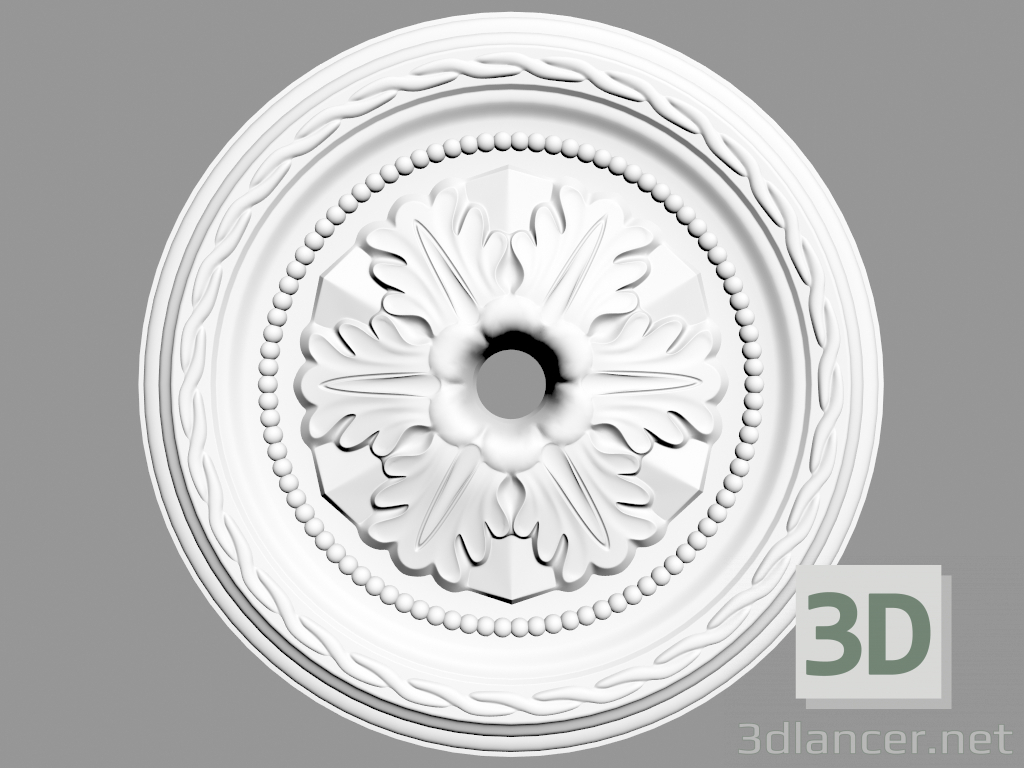 3D modeli Tavan çıkışı (P68) - önizleme