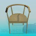 3d model Wooden Chair - preview
