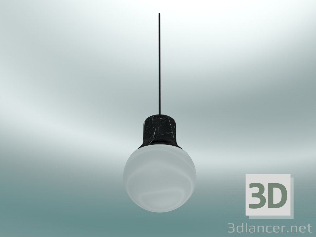 modello 3D Lampada a sospensione Mass Light (NA5, Ø12,6 cm, H 18,3 cm, marmo) - anteprima
