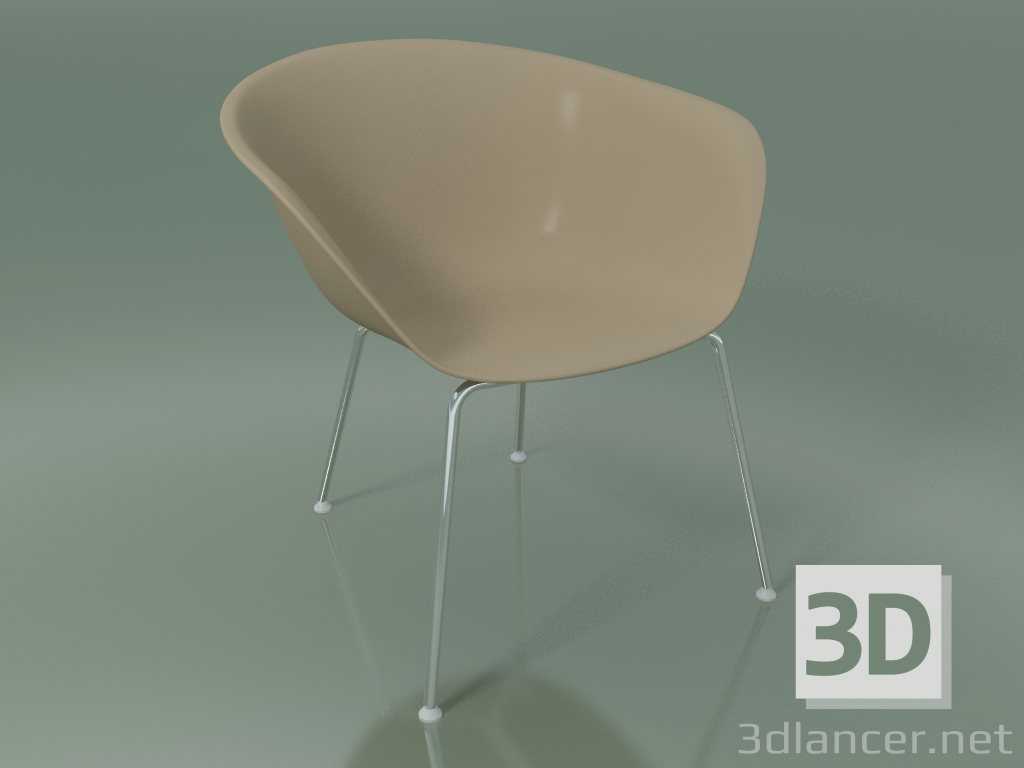modello 3D Chaise longue 4202 (4 gambe, PP0004) - anteprima