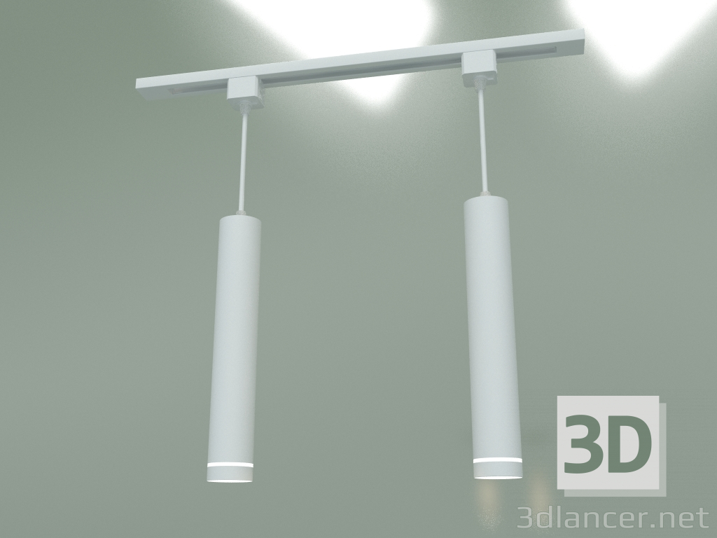 3D modeli Parça LED lambası Glory Fly LTB40 (beyaz) - önizleme