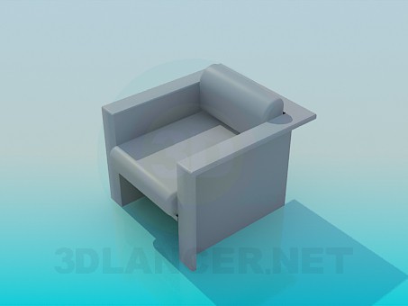 3d model Armchair - preview 3d model Armchair - preview