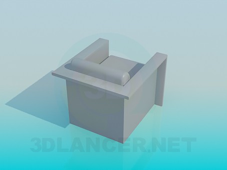 3d model Armchair - preview 3d model Armchair - preview