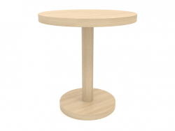 Dining table DT 012 (D=700x750, wood white)