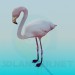 3D modeli Flamingo - önizleme