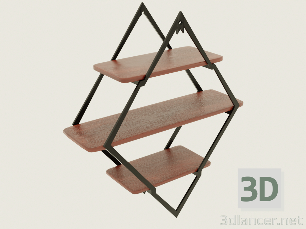 3d model Hanging shelves 86079