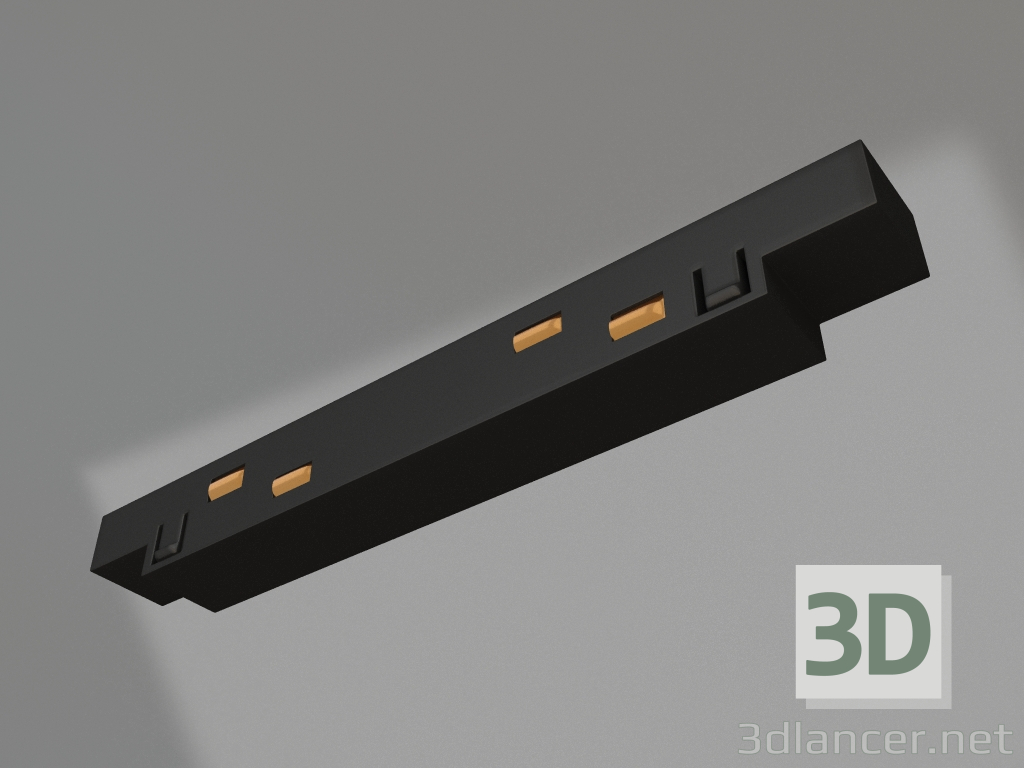 3d model Straight connector MAG-FLEX-CON-I-POWER (BK) - preview
