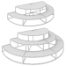 Runde Treppe aus PVL 3D-Modell kaufen - Rendern