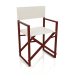 3D modeli Katlanır sandalye (Şarap kırmızısı) - önizleme