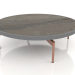 3d model Round coffee table Ø120 (Anthracite, DEKTON Radium) - preview