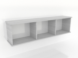 Étagère suspendue SHELF 7 (ouverte) 1400 mm (blanc RAL 9010)
