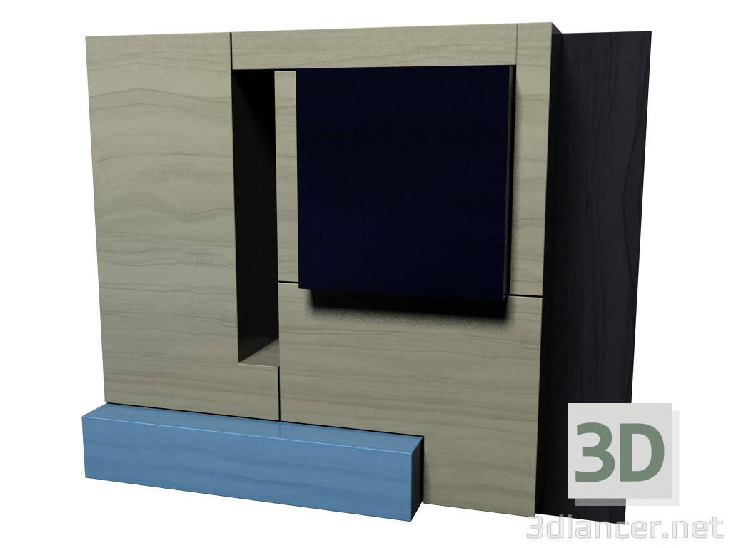 modèle 3D Armoire Mobili PL51 - preview