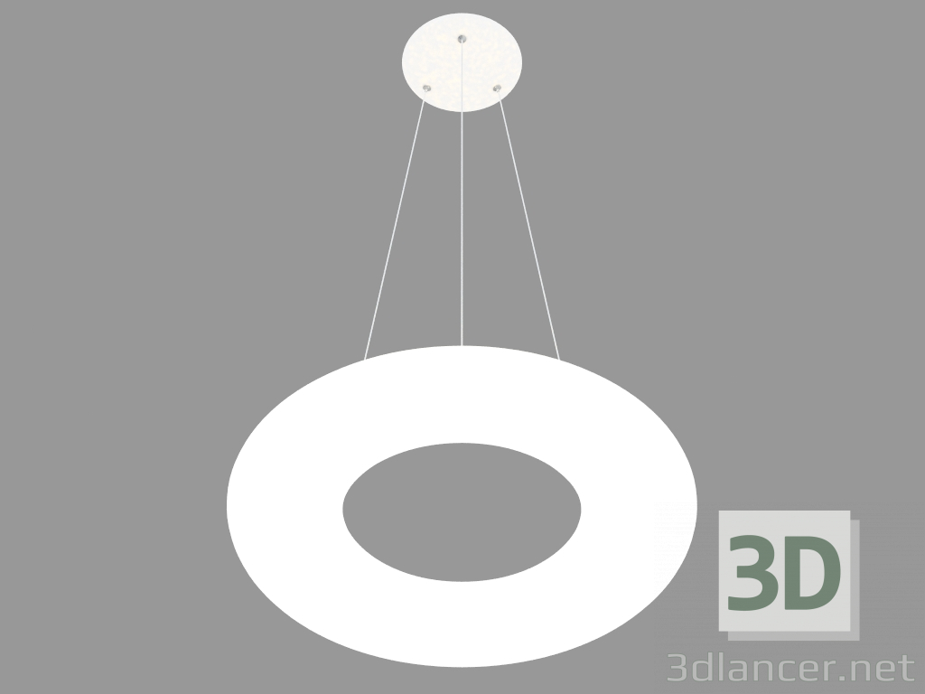 modello 3D lampada a sospensione LED (DL18557_01 D600 SW) - anteprima