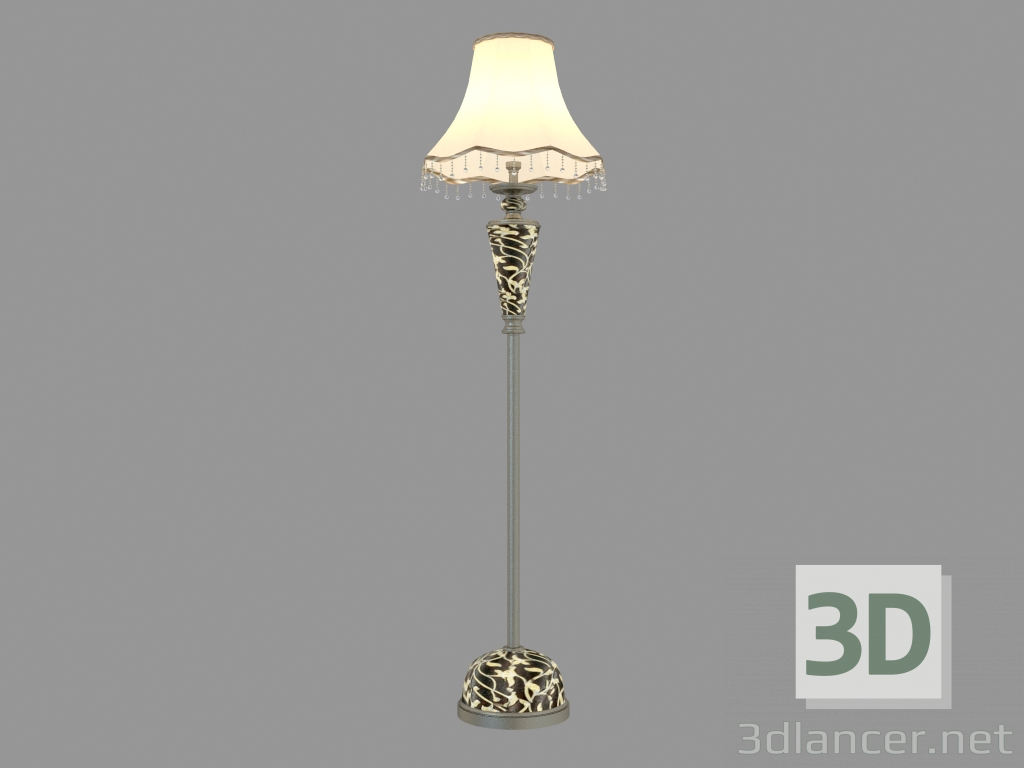 modello 3D Lampada da terra Perry (2456 1F) - anteprima