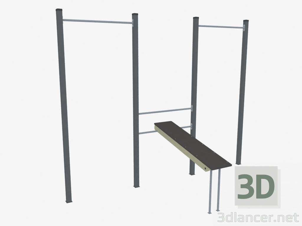 modèle 3D Complexe sportif (WL0029) - preview