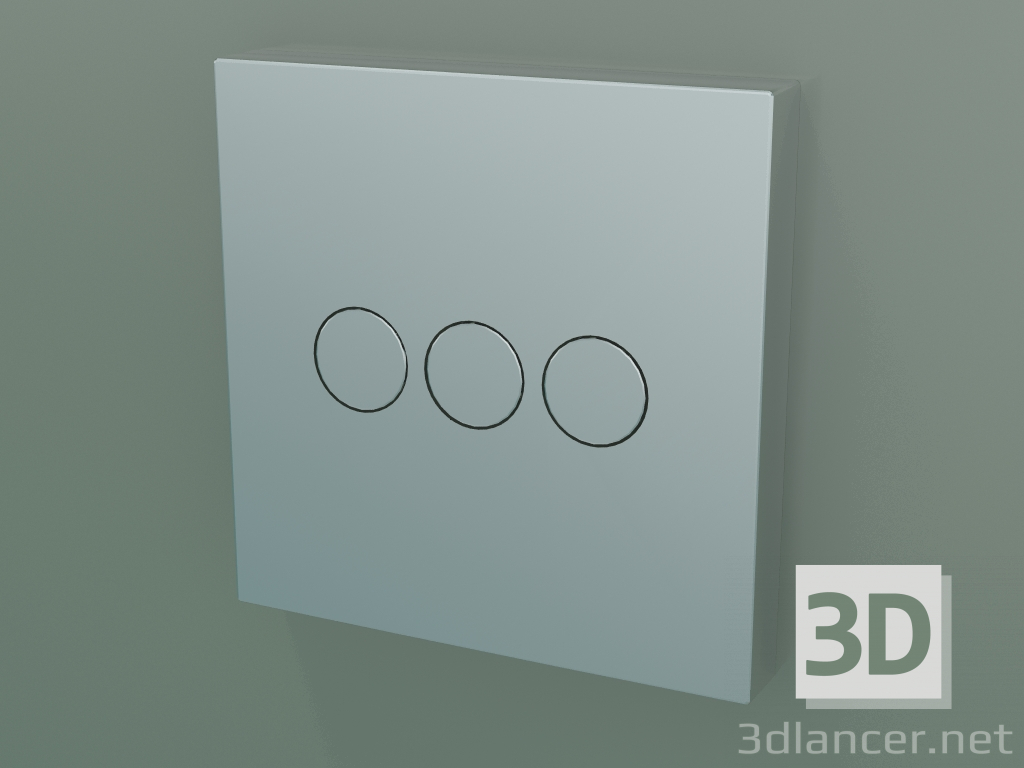 modèle 3D Dispositif de verrouillage-interrupteur pour 3 consommateurs (15764000) - preview