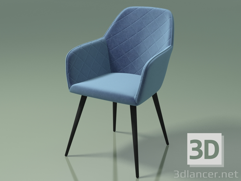 3D Modell Sessel Antiba (112924, mitternachtsblau) - Vorschau