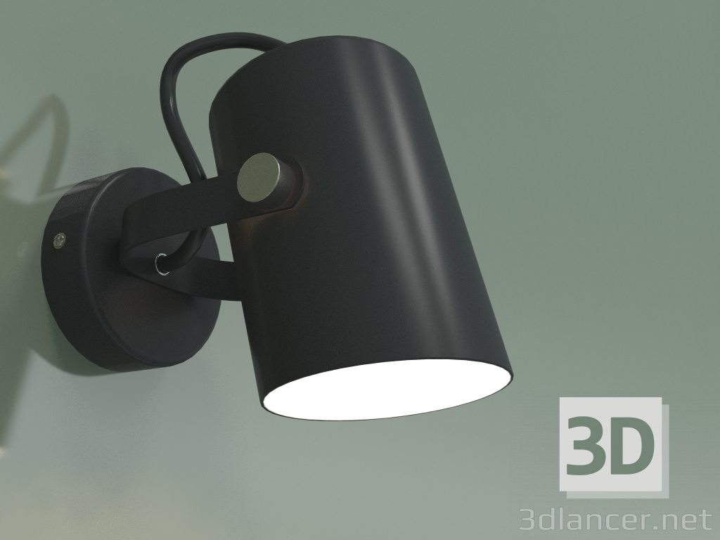 modèle 3D Spot Italio 20093-1 (noir) - preview