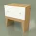 3d model Bedside table STILL NEW (freza zvezda ral 9003 dub) - preview